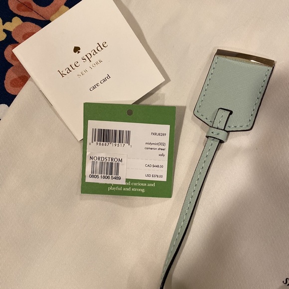 Kate spade Cameron medium satchel. Mint green. NWOT - Picture 3 of 14
